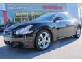 2009 Super Black Nissan Maxima 3.5 SV Premium  photo #1