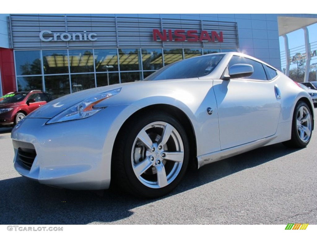 2010 370Z Touring Coupe - Brilliant Silver / Black Leather photo #1