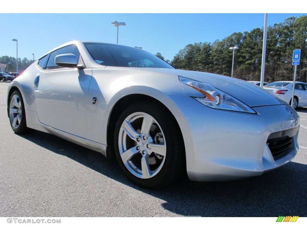 Brilliant Silver 2010 Nissan 370Z Touring Coupe Exterior Photo #59293563