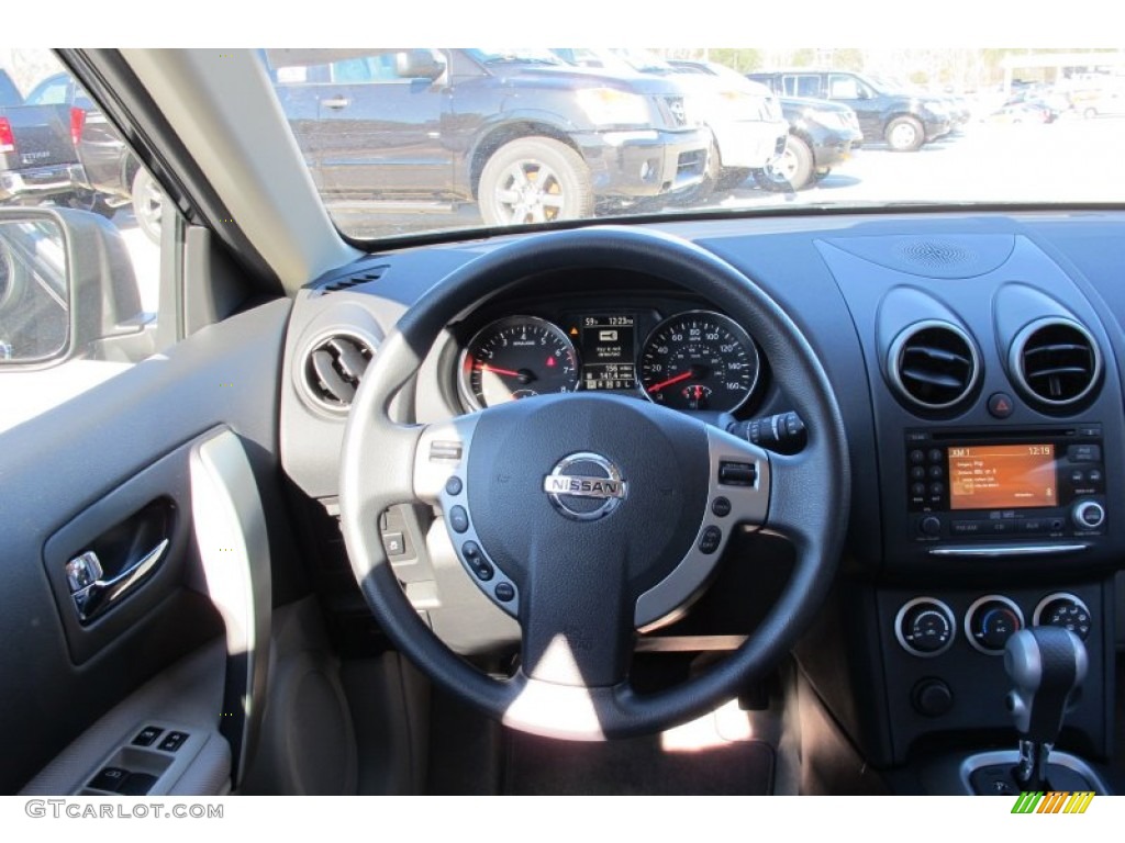 2011 Rogue SV - Wicked Black / Gray photo #14