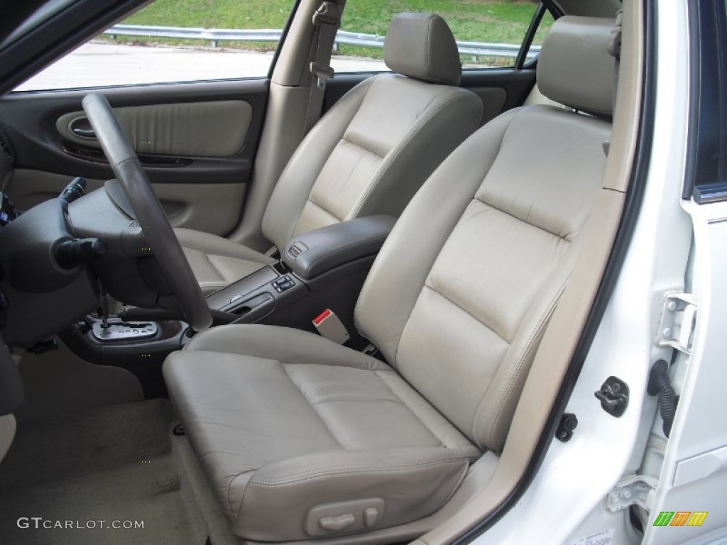 Blond Interior 2002 Nissan Maxima GLE Photo #59297184