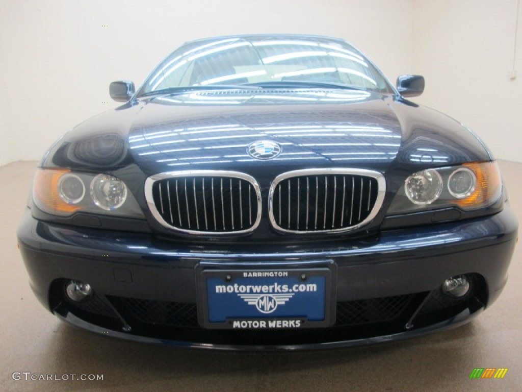 2004 3 Series 325i Convertible - Mystic Blue Metallic / Sand photo #3