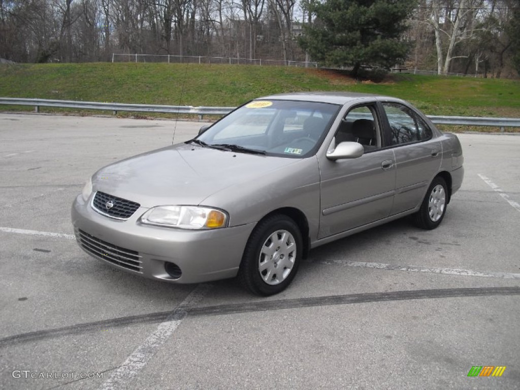 2000 Sentra GXE - Radium Metallic / Stone photo #1