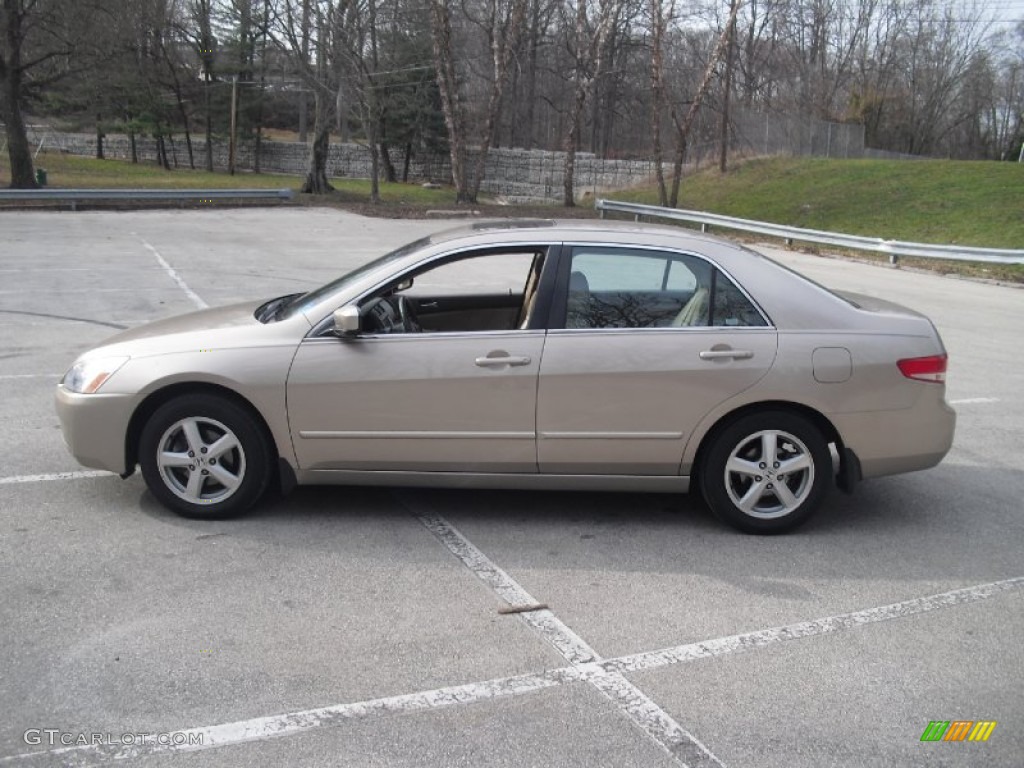 2003 Accord EX Sedan - Desert Mist Metallic / Ivory photo #2