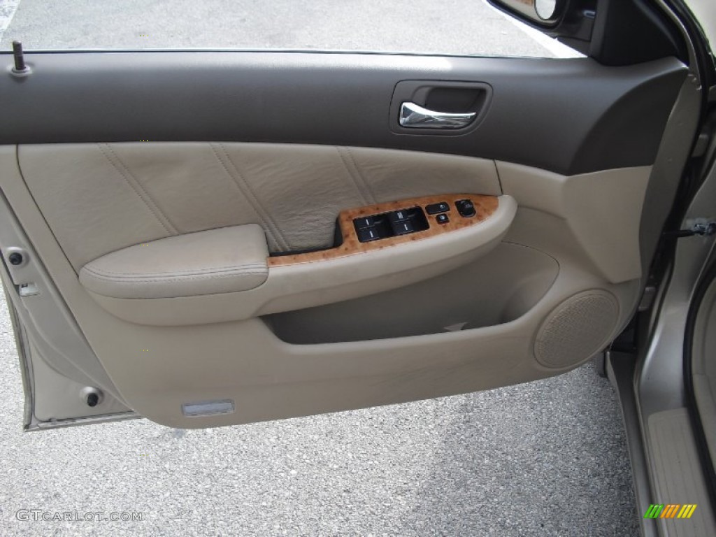 2003 Accord EX Sedan - Desert Mist Metallic / Ivory photo #12