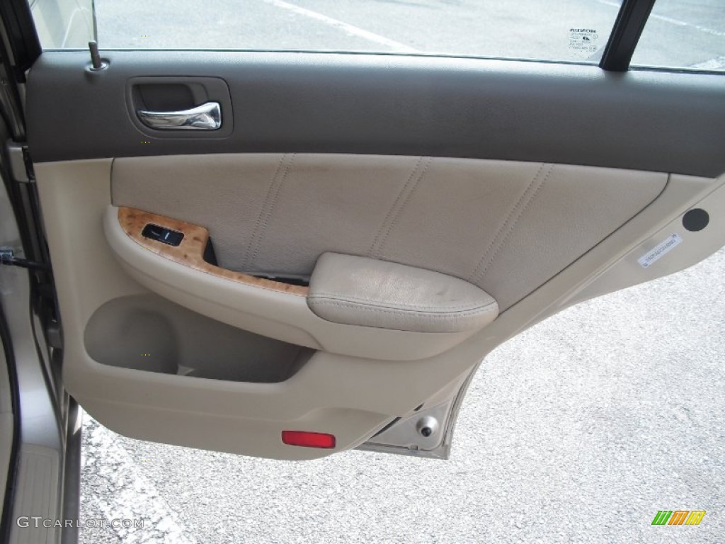 2003 Accord EX Sedan - Desert Mist Metallic / Ivory photo #14