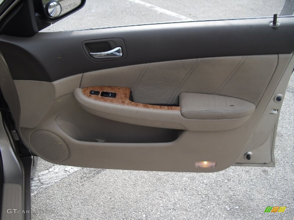2003 Accord EX Sedan - Desert Mist Metallic / Ivory photo #15