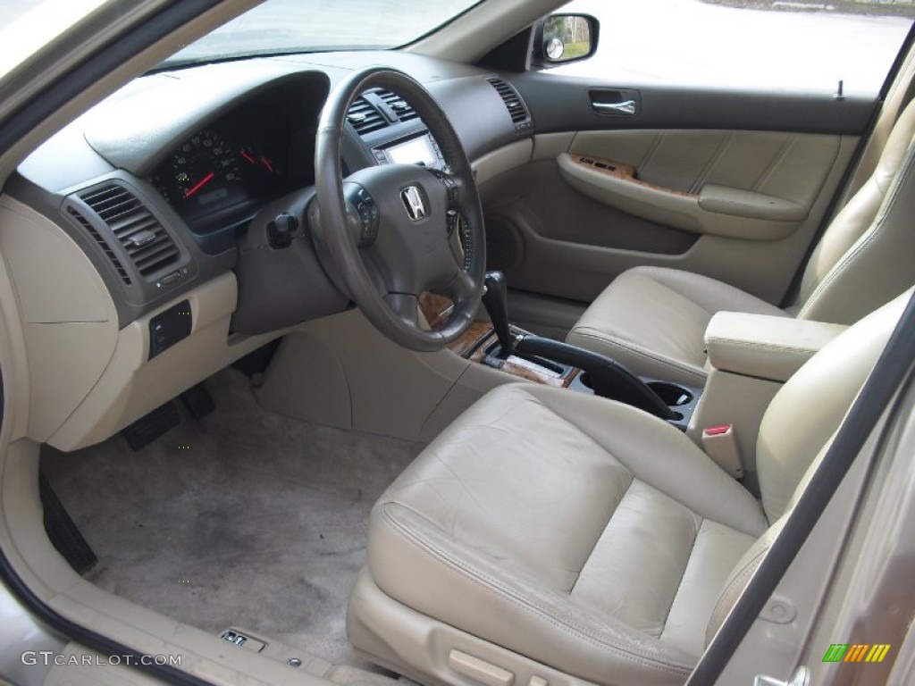 2003 Accord EX Sedan - Desert Mist Metallic / Ivory photo #16