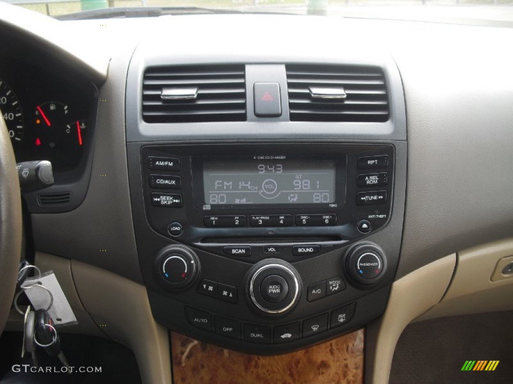 2003 Accord EX Sedan - Desert Mist Metallic / Ivory photo #22