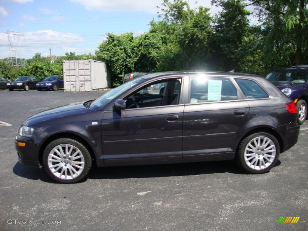 Lava Grey Pearl Effect 2007 Audi A3 2.0T Exterior Photo #59299538