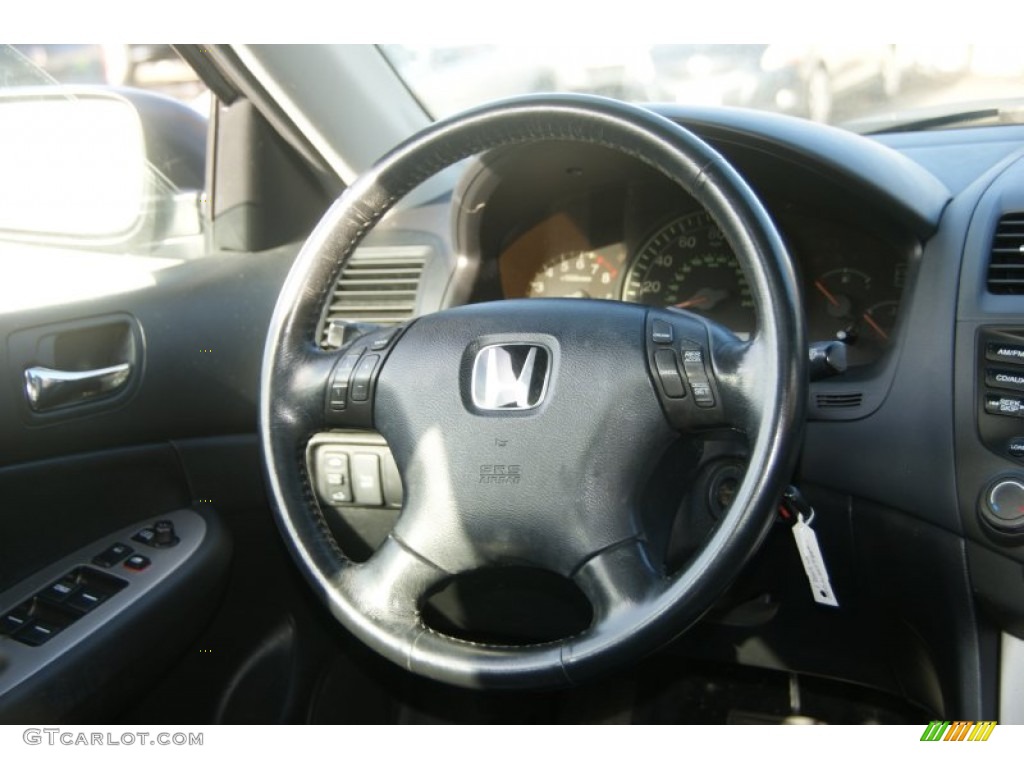 2003 Accord EX V6 Sedan - Satin Silver Metallic / Black photo #20