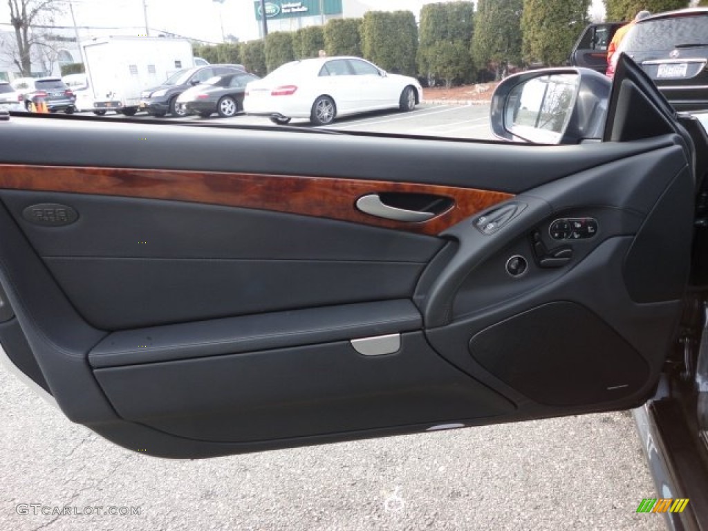 2009 Mercedes-Benz SL 550 Roadster Black Door Panel Photo #59300684