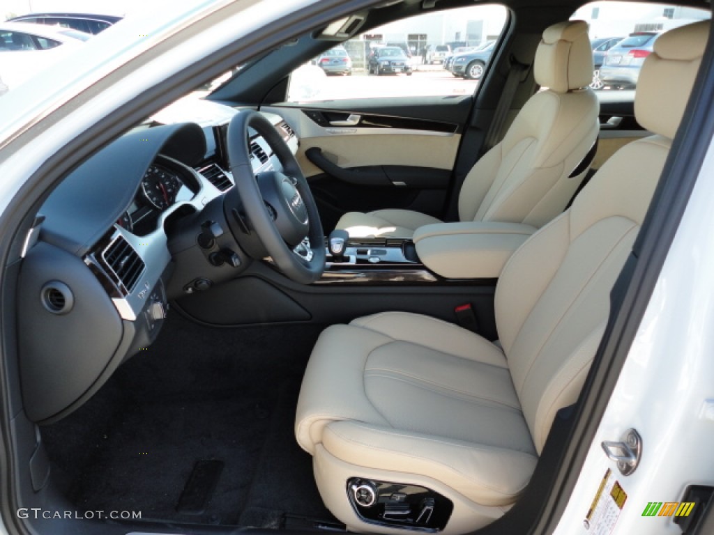 Velvet Beige Interior 2012 Audi A8 4.2 quattro Photo #59300791
