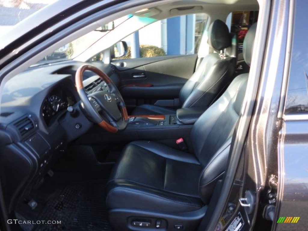 2010 RX 350 AWD - Truffle Brown Mica / Black/Brown Walnut photo #17