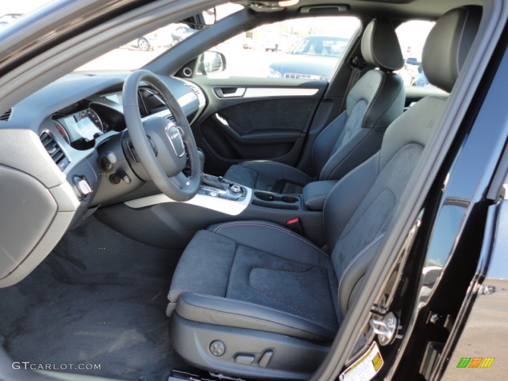 Black Interior 2012 Audi A4 2.0T quattro Sedan Photo #59301044