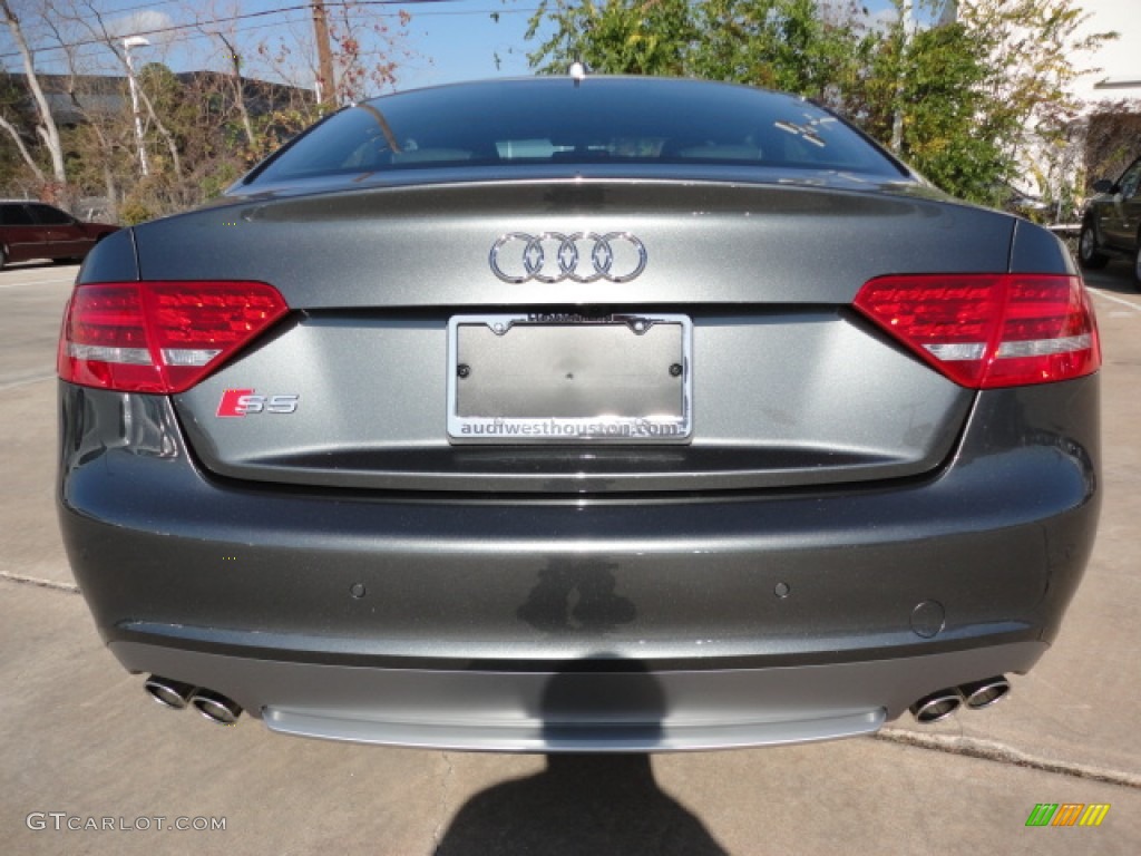 2012 S5 4.2 FSI quattro Coupe - Monsoon Grey Metallic / Black photo #4