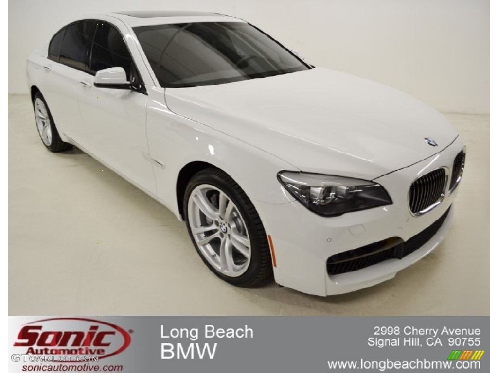 2012 7 Series 750i Sedan - Alpine White / Black photo #1