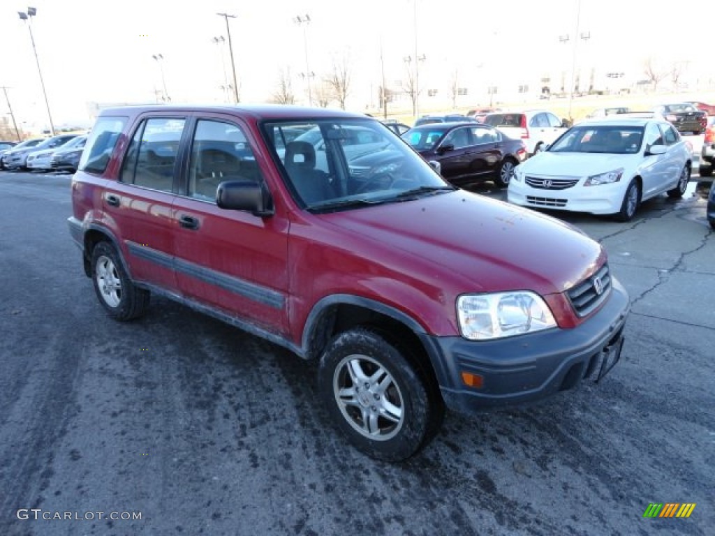 1997 CR-V LX 4WD - San Marino Red / Charcoal photo #7