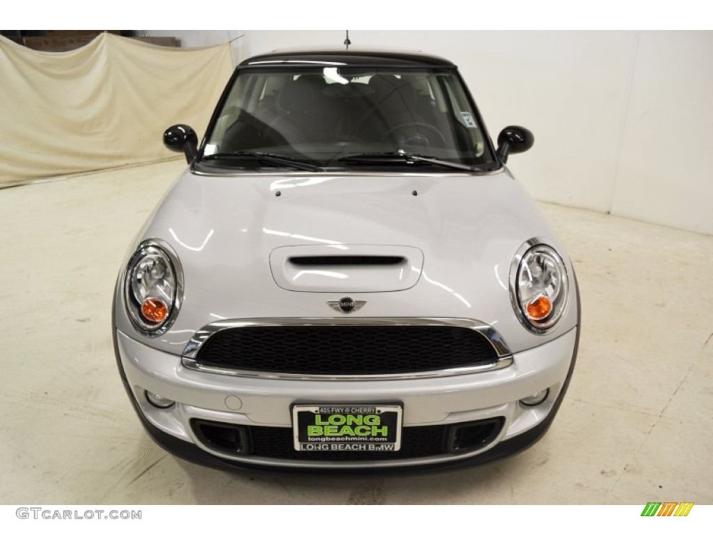 2011 Cooper S Hardtop - White Silver Metallic / Carbon Black photo #4