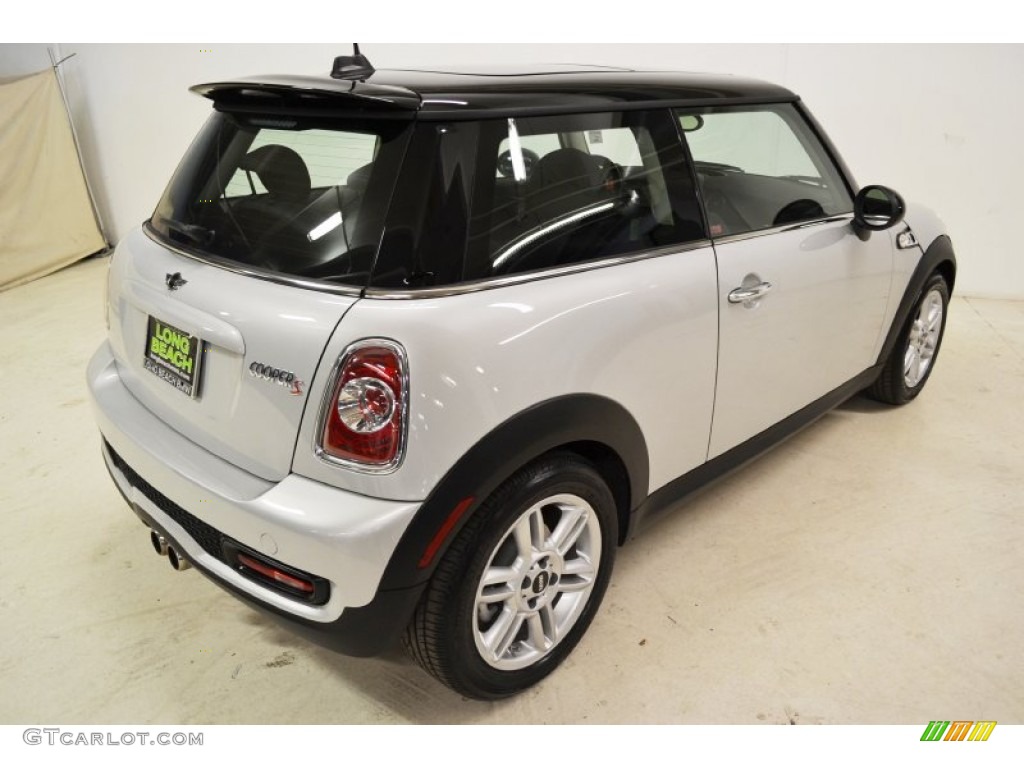 2011 Cooper S Hardtop - White Silver Metallic / Carbon Black photo #5