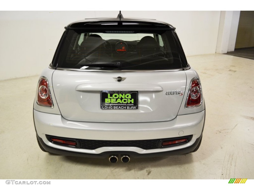 2011 Cooper S Hardtop - White Silver Metallic / Carbon Black photo #6
