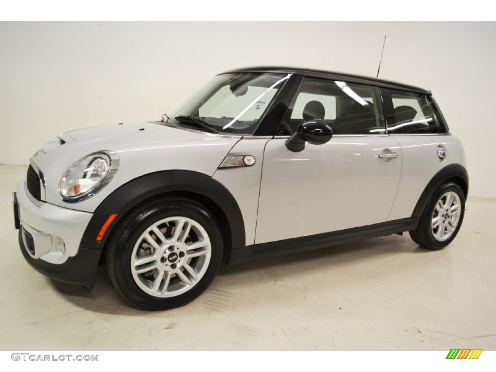2011 Cooper S Hardtop - White Silver Metallic / Carbon Black photo #8