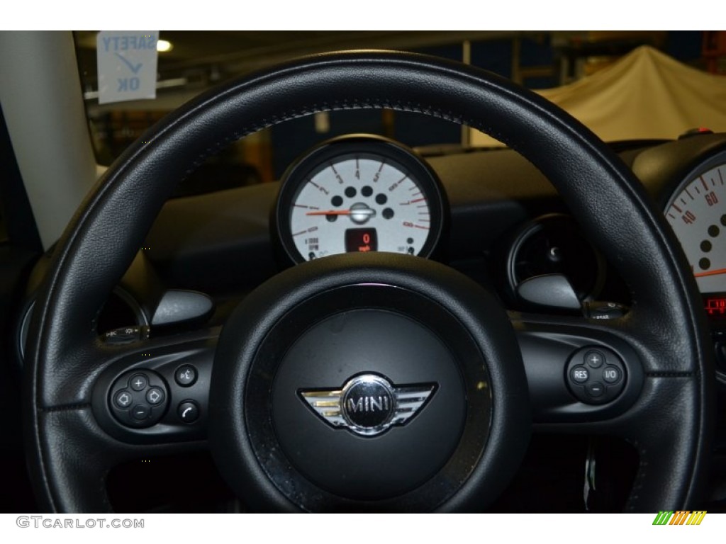 2011 Cooper S Hardtop - White Silver Metallic / Carbon Black photo #16
