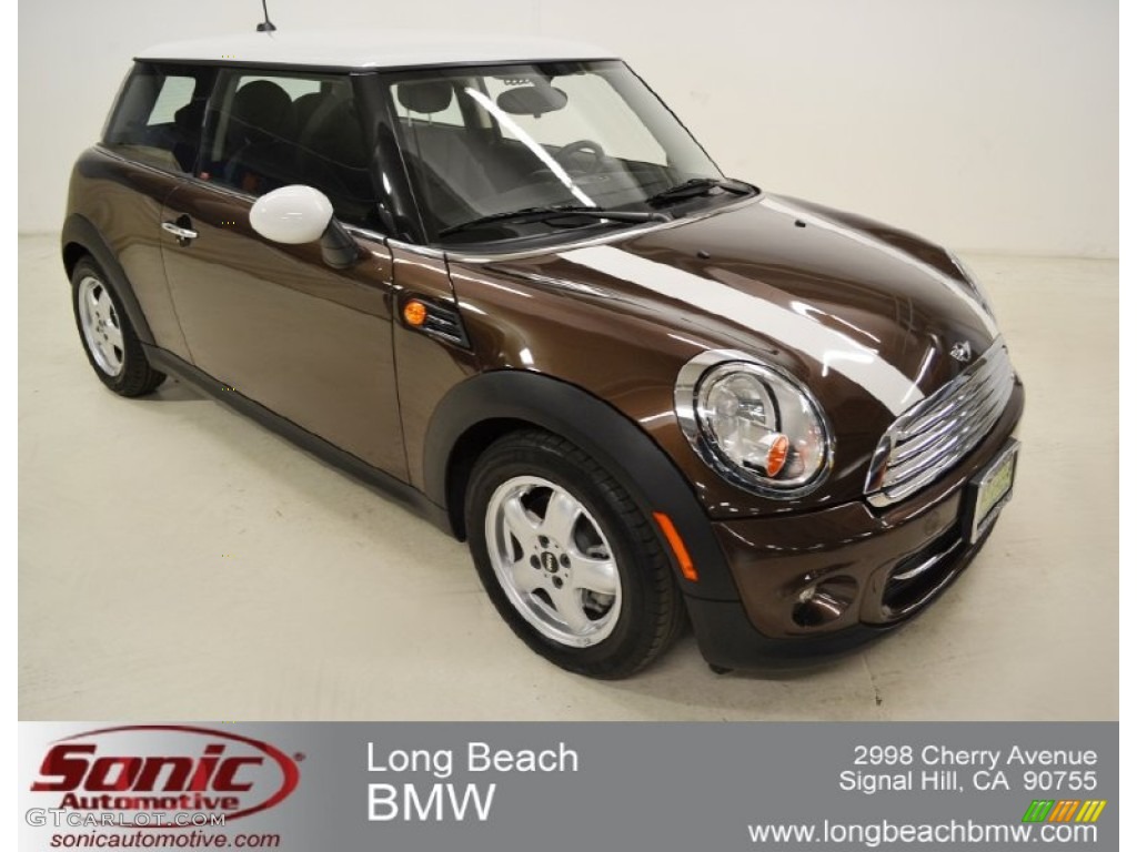 2011 Cooper Hardtop - Hot Chocolate Metallic / Carbon Black photo #1