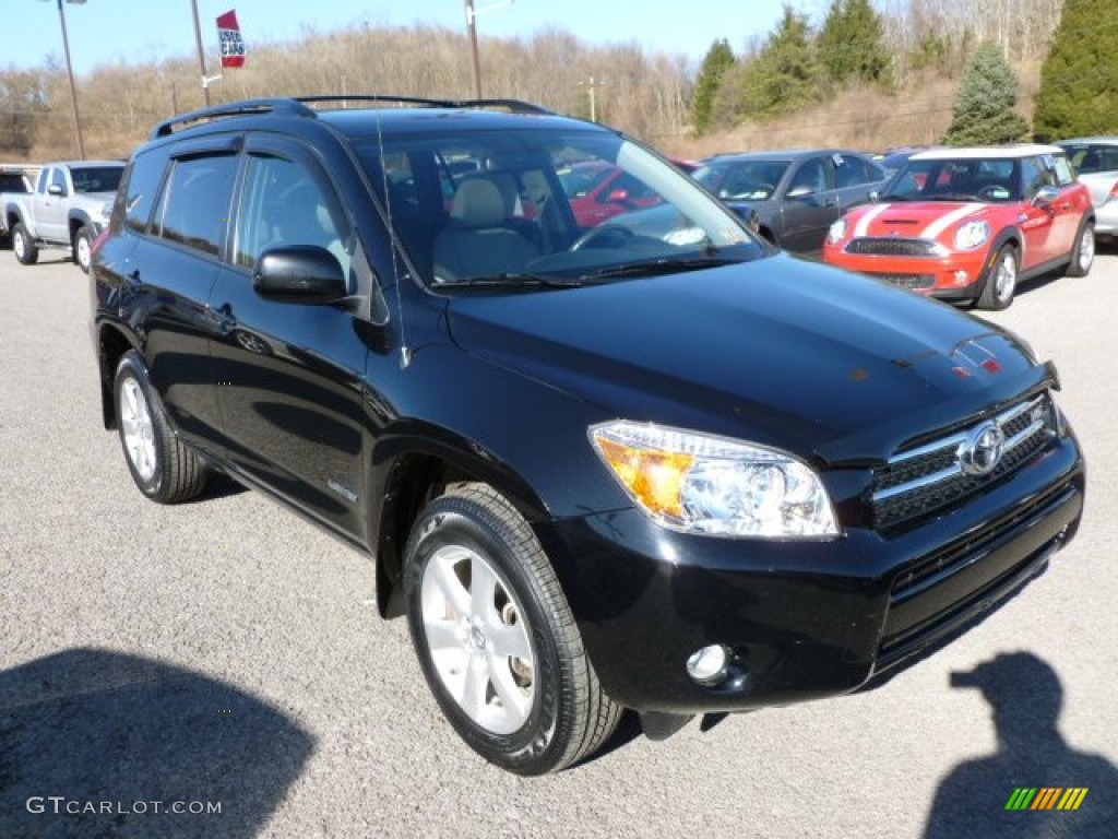 2008 RAV4 Limited V6 4WD - Black / Ash photo #1