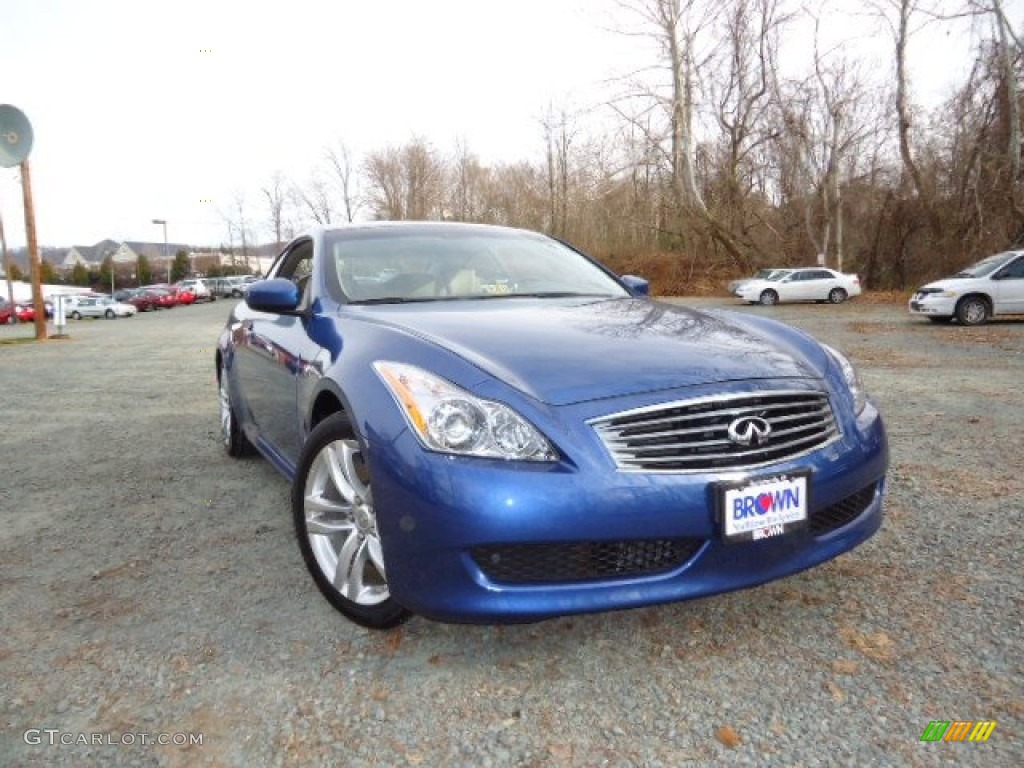 2009 G 37 Convertible - Athens Blue / Wheat photo #1