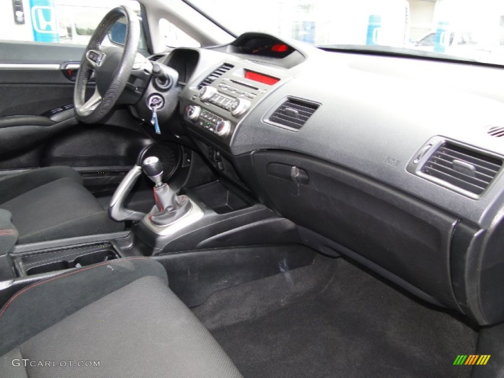 2010 Honda Civic Si Sedan Black Dashboard Photo #59306229