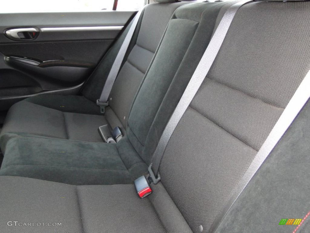 Black Interior 2010 Honda Civic Si Sedan Photo #59306255