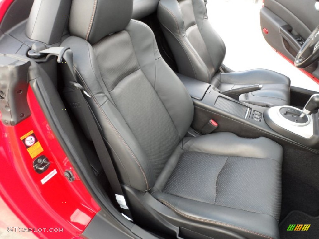 Charcoal Interior 2008 Nissan 350Z Touring Roadster Photo #59306498