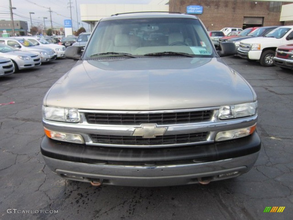 2003 Suburban 1500 LT 4x4 - Light Pewter Metallic / Tan/Neutral photo #2