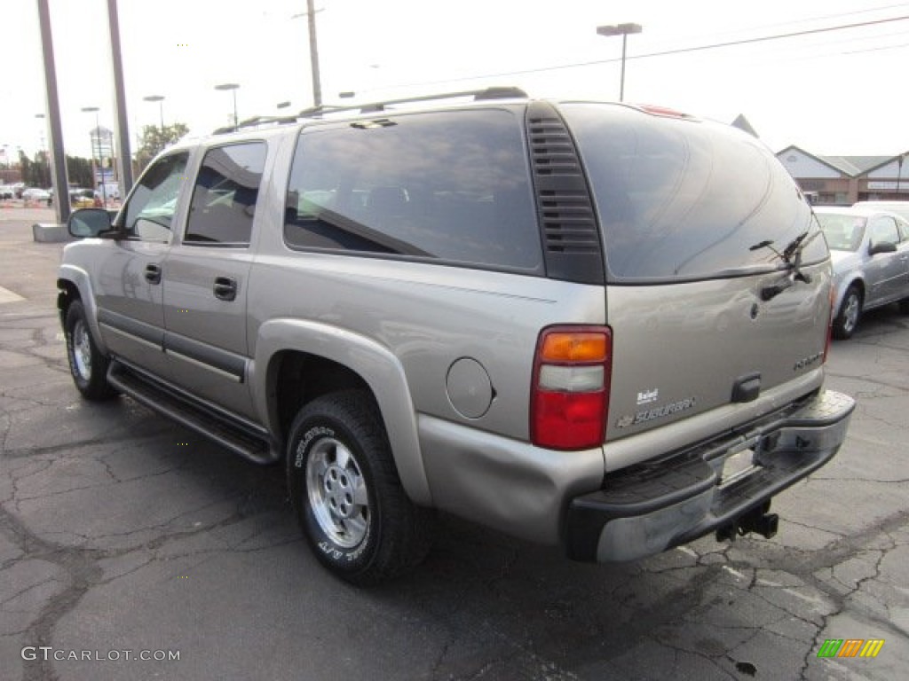 2003 Suburban 1500 LT 4x4 - Light Pewter Metallic / Tan/Neutral photo #5