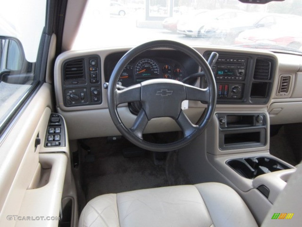 2003 Suburban 1500 LT 4x4 - Light Pewter Metallic / Tan/Neutral photo #15