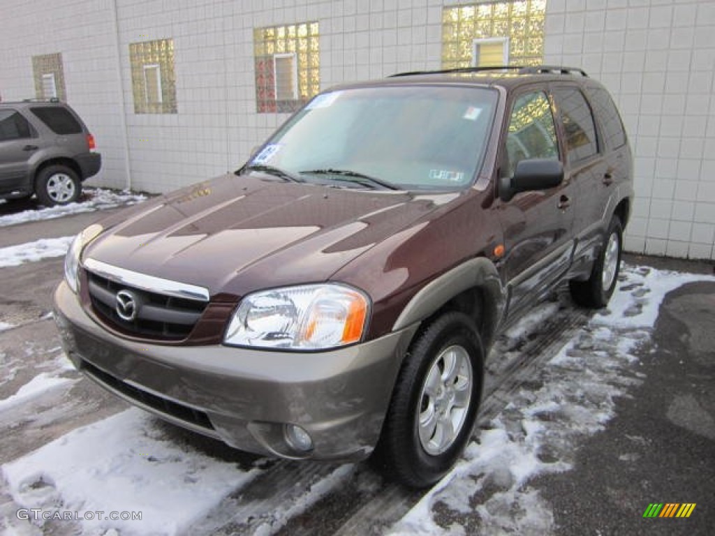 2002 Tribute LX V6 4WD - Chestnut Metallic / Beige photo #3