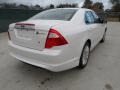 2012 White Platinum Tri-Coat Ford Fusion Hybrid  photo #3