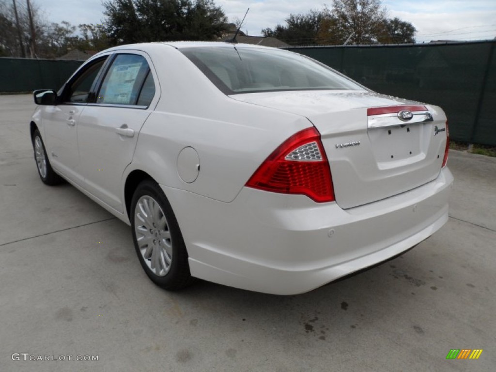 White Platinum Tri-Coat 2012 Ford Fusion Hybrid Parts