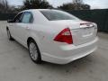 2012 White Platinum Tri-Coat Ford Fusion Hybrid  photo #5