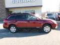 2012 Ruby Red Pearl Subaru Outback 2.5i Premium  photo #7