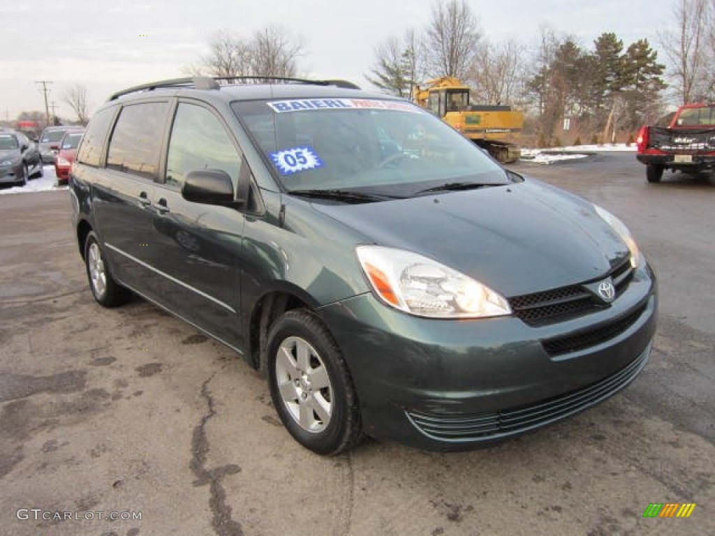 2005 Sienna LE - Aspen Green Pearl / Taupe photo #1