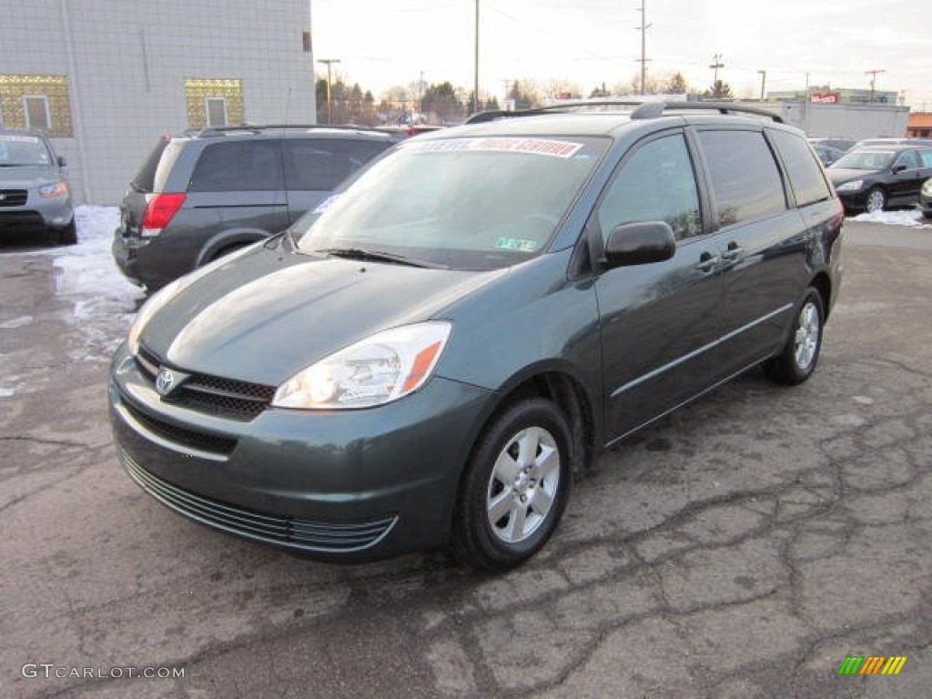 2005 Sienna LE - Aspen Green Pearl / Taupe photo #3
