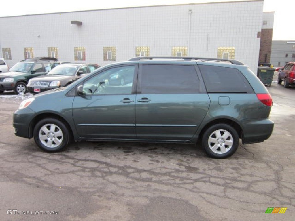 2005 Sienna LE - Aspen Green Pearl / Taupe photo #4