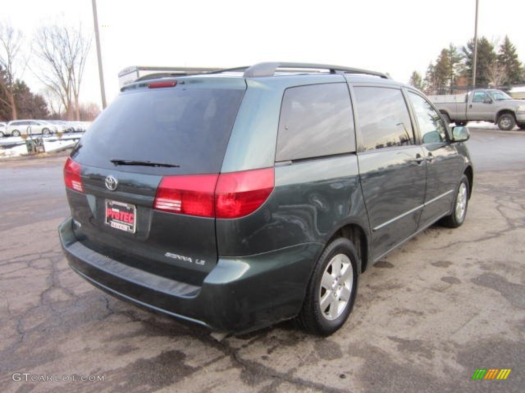 2005 Sienna LE - Aspen Green Pearl / Taupe photo #7
