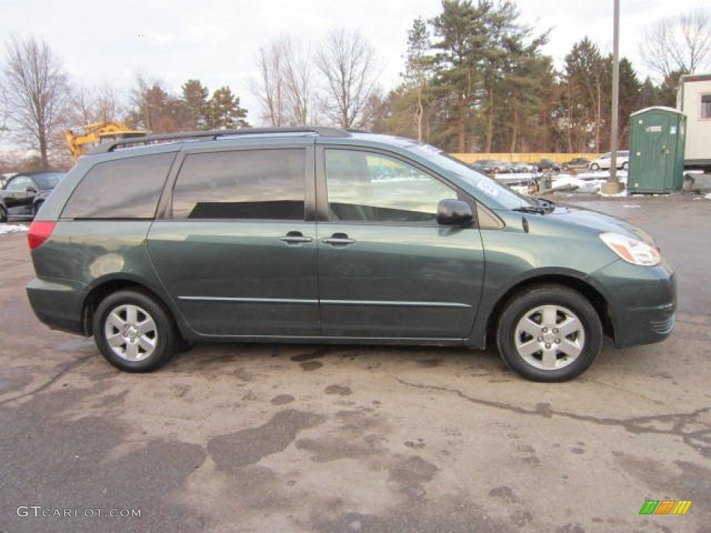 2005 Sienna LE - Aspen Green Pearl / Taupe photo #8
