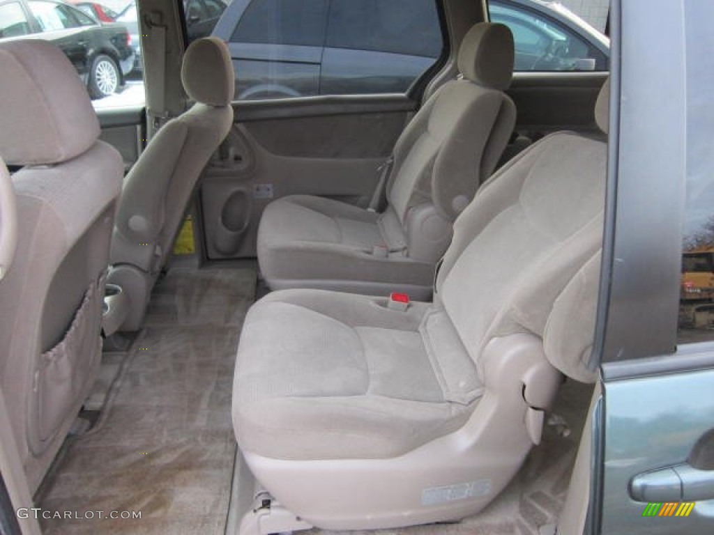 2005 Sienna LE - Aspen Green Pearl / Taupe photo #14