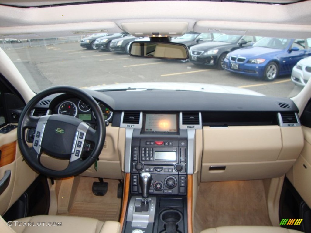 2008 Land Rover Range Rover Sport HSE Almond Dashboard Photo #59310710