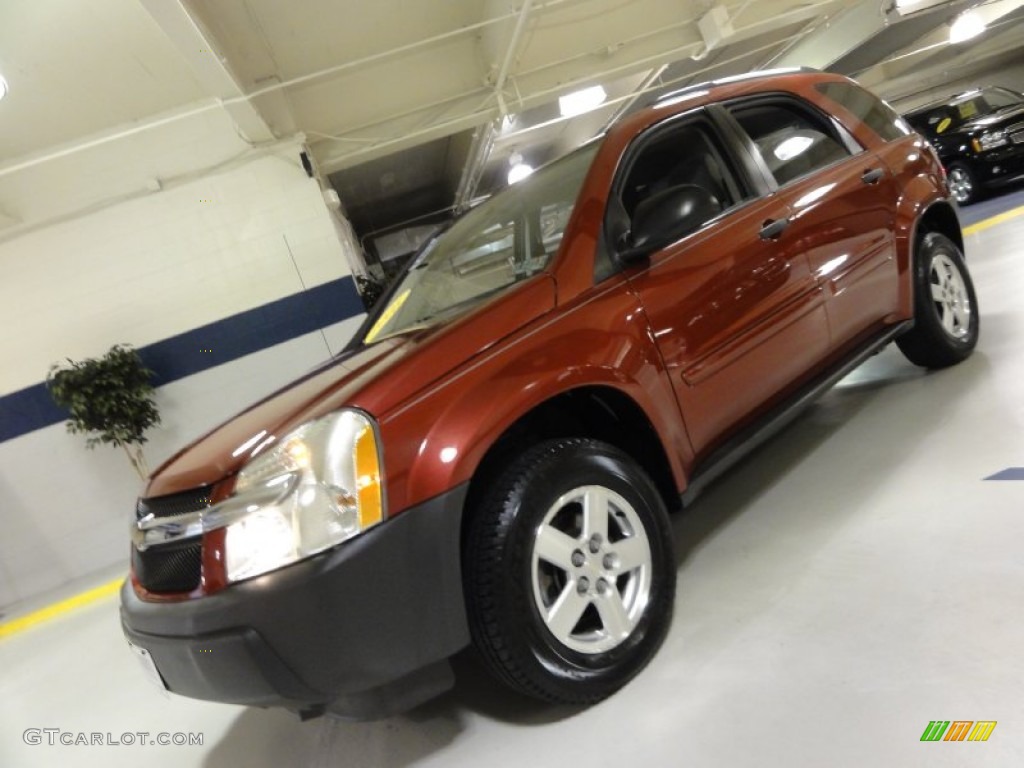 2005 Equinox LS - Salsa Red Metallic / Light Gray photo #2