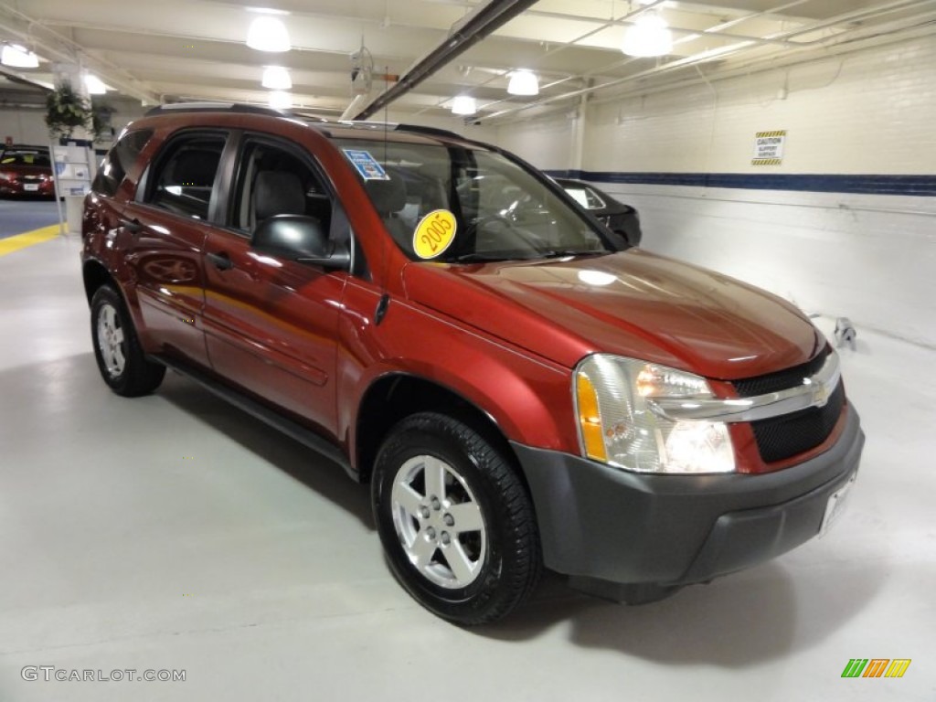 2005 Equinox LS - Salsa Red Metallic / Light Gray photo #4